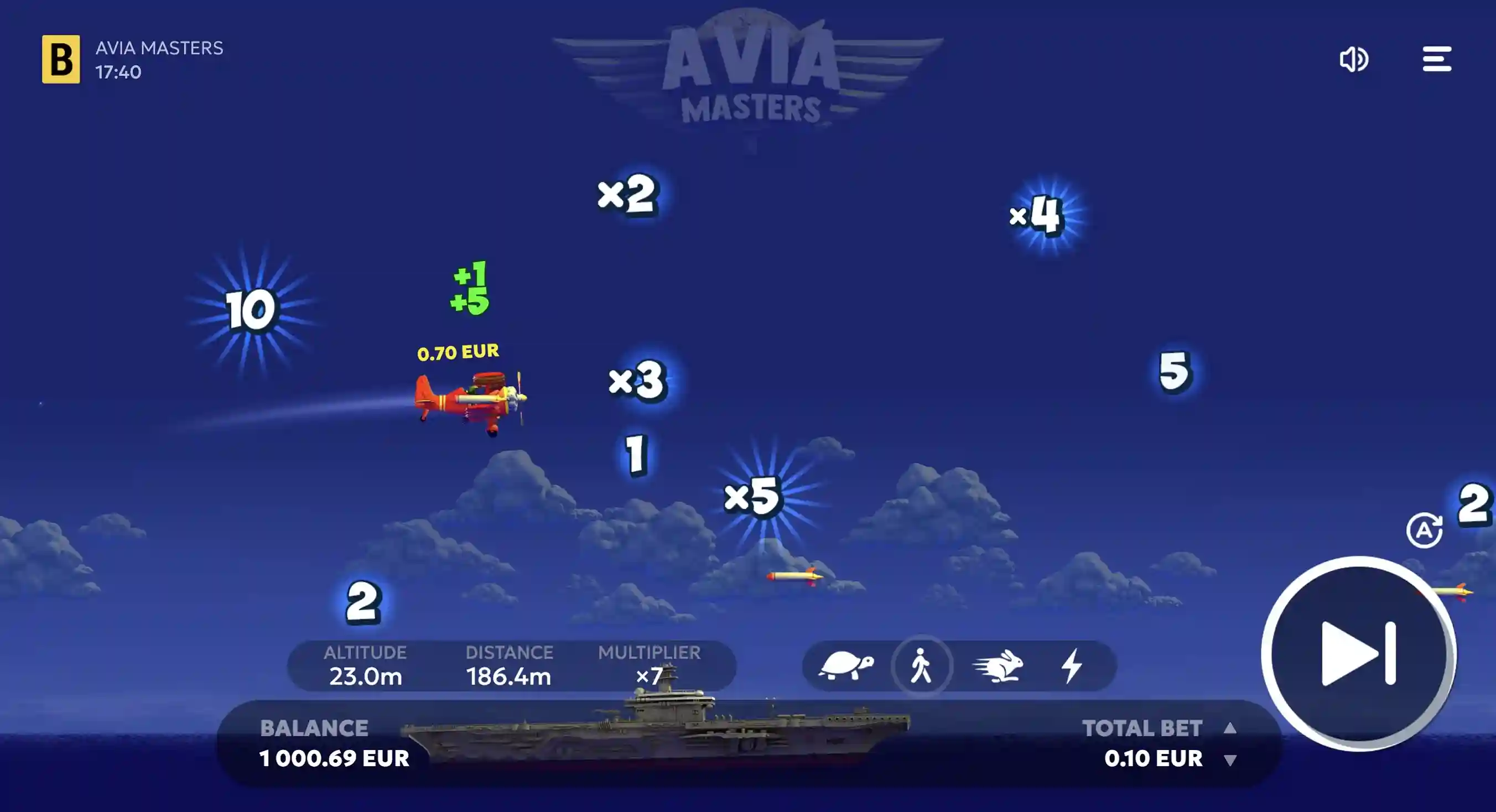Luchtgevecht slot met realtime multipliers tot x100 en bonusvluchten in een dynamische spelomgeving